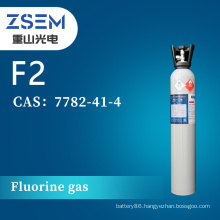 High Purity Fluorine gas F2 High Purity 99.99% 4N Chemical Cleaning Agent